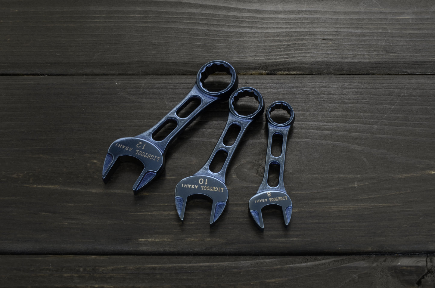 LIGHTOOL LCWU Metal Blue Combination Wrench 8 - 14 mm Ion Plating