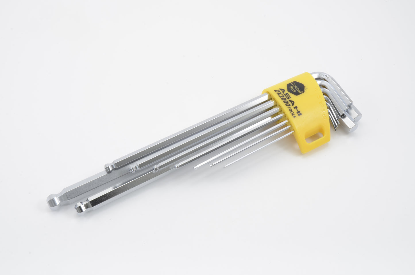 AQKS910 Llave hexagonal con punta de bola larga, 9 piezas.