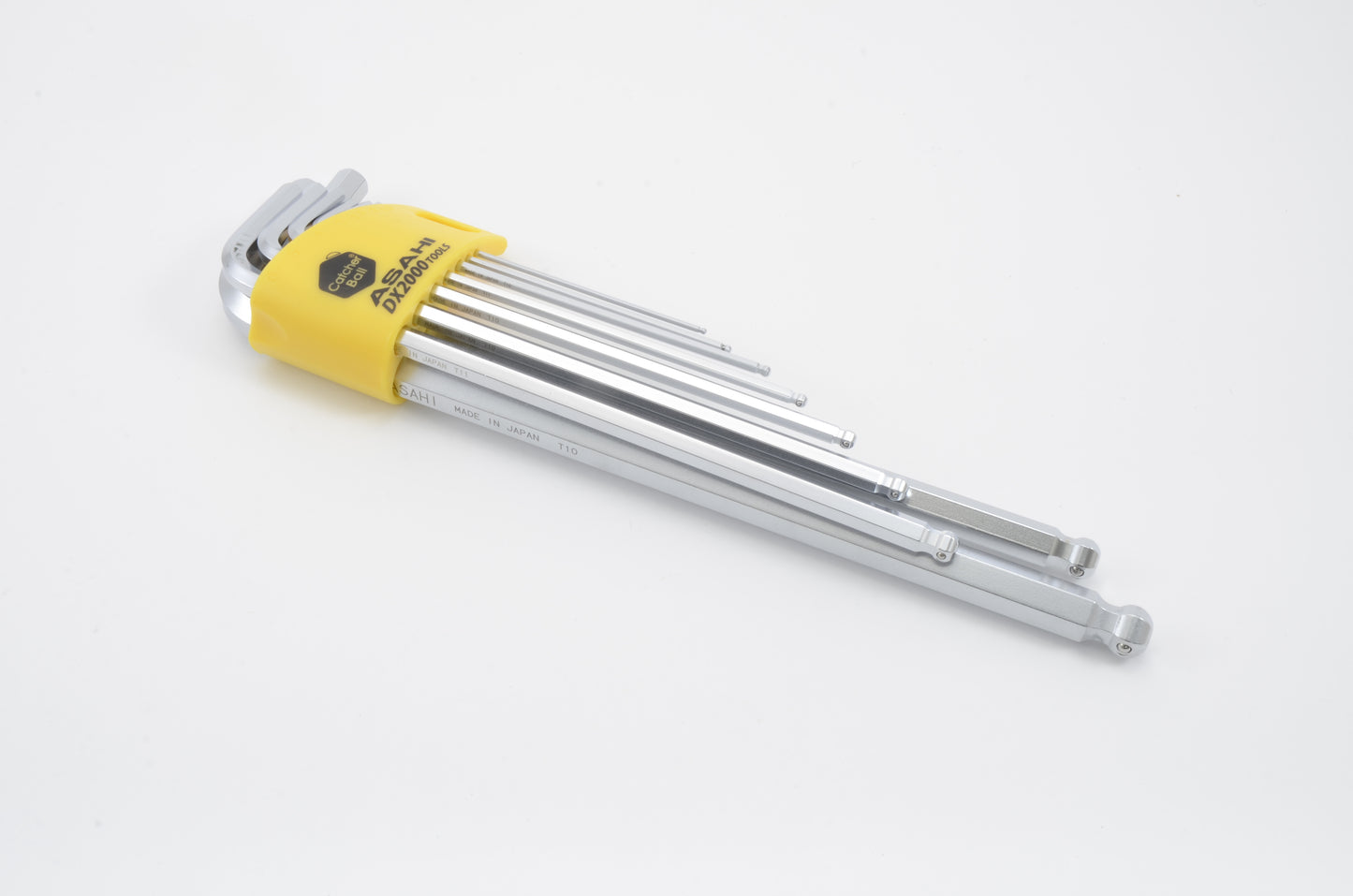 AQKS910 Llave hexagonal con punta de bola larga, 9 piezas.
