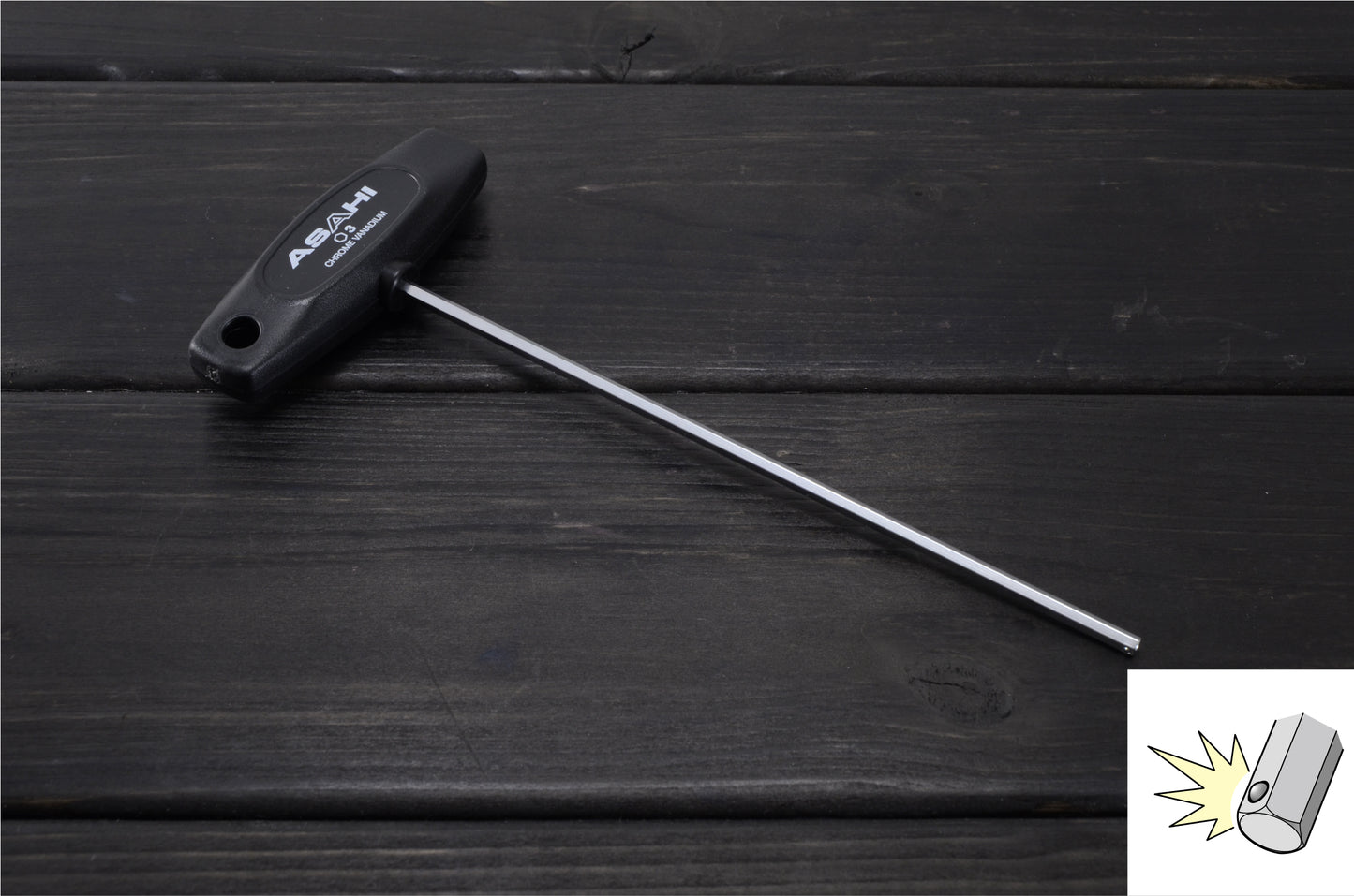 ATK T-handled Catcher Ball Hexagon Key Wrench