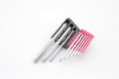 DWS0910 (Bent on Edges) Short Hexagon Key Wrench Set 9Pcs.