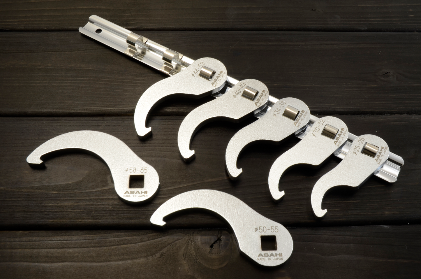 [3/8"SQDR] Crowfoot Wrench Set, Hook Spanner Type