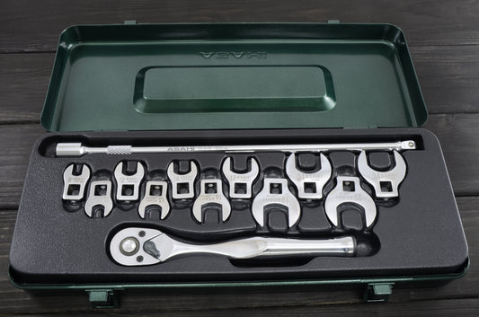 [3/8"SQDR]VCS3131  Crowfoot Wrench Set, Spanner Type 13Pcs.