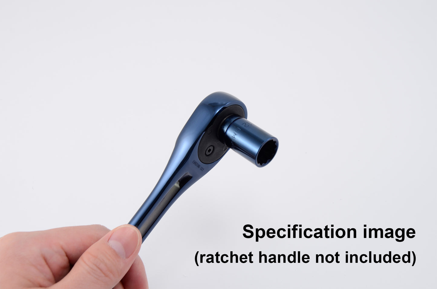 [3/8"SQDR] 差込角9.5mm Tactile ソケットレンチセット（８個セット）（メタルブルー）